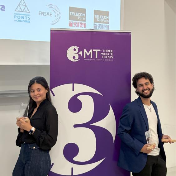 Safa Gharbi and Juan Lorenzo Santana Gonzalez win the 2026 IP Paris 3MT® Competition